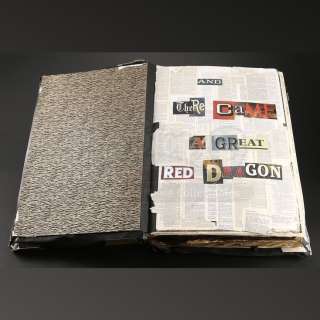 Hannibal - Lot 1248 - SEASON 3 EPISODE 13: "THE WRATH OF THE LAMB" Francis Dolarhyde‘s (Richard Armitage) Burned Scrapbook