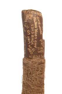 Lost | Eko’s signature staff with Bible scripture carvings | Profiles in History