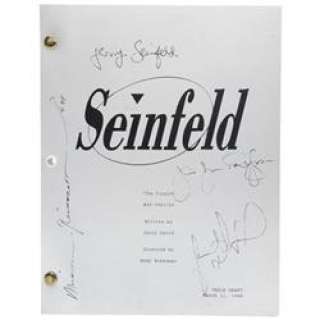 Seinfeld Cast Signed Final Episode Script | Heritage