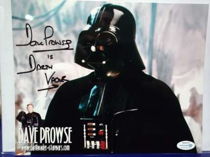 Star Wars | Star Wars - Signed in person by Dave Prowse (+) as "Darth Vader" - Sticcon Italy, 2013 with double - Autograph , photo | Catawiki