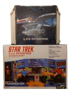 Star Trek | Star Trek - U.S.S. Enterprise Action Playset - Spin Action Transporter - RARE - Diamond Select Toys | Catawiki