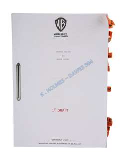 BATMAN BEGINS (2005) - Lot 465 - Katie Holmes‘ Personal Table Read Script