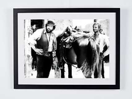 Trinity Is Still My Name (1971) - Bud Spencer & Terence Hill | Trinity Is Still My Name (1971) - Bud Spencer & Terence Hill - Fine Art Photography - Luxury Wooden Framed 70X50 cm - Limited Edition Nr 02 of 50 - Serial ID 16851 - Original Certificate (COA), Hologram Logo Editor and QR Code | Catawiki