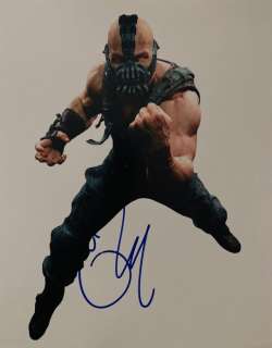 The Dark Knight Rises | The Dark Knight Rises - Tom Hardy (Bane) - Signed Photo (20x25 cm) with COA | Catawiki