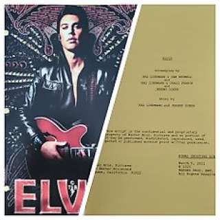 Elvis / Screenplay / Script / 2021 | ELVIS / screenplay / script / 2021 | Catawiki