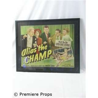 Lot 1182 - Alias The Champ Orig.Poster Movie Memorabilia