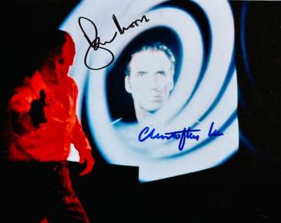 James Bond 007: The Man with the Golden Gun - Double signed by Roger Moore and Christopher Lee, with COA | Catawiki