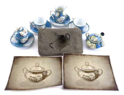 Netflix‘s A Series of Unfortunate Events (TV Series) - Lot 204 - Sugar Bowl and Tea Set with Drawing Lot