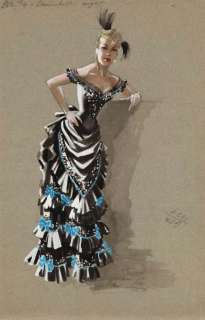 Yvonne Wood costume sketch for Shelley Winters from Winchester ‘73 | Profiles in History