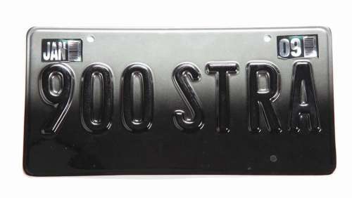 Lot 1068 - Hero Bumblebee license plate from Transformers: Revenge of the Fallen