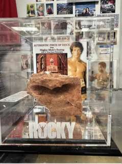 Rocky - Mighty Mick’s Boxing Gym in Philadelphia - Authentic Piece of Brick in Deluxe Display Case | Catawiki