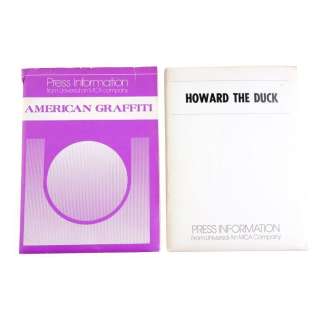 American Graffiti (1973)/ Howard The Duck (1986) - Lot 514 - Original Press Kits