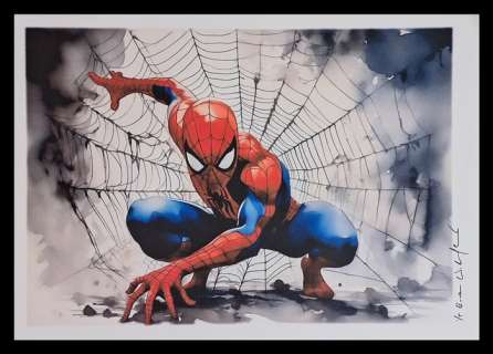 Spiderman - watercolor edition by Emma Wildfang - Large size | Catawiki