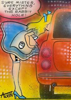 Alvin Silvrants (1979) - Alice giving directions to Wonderland | Catawiki