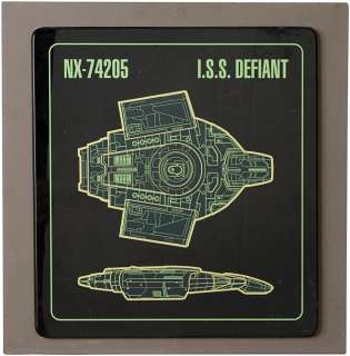 Star Trek: Deep Space Nine Defiant Dedication Plaq | Propworx