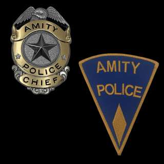 Jaws | Amity Island Police Chief Badge And Patch Limited Edition Prop Replica | Factory Entertainment