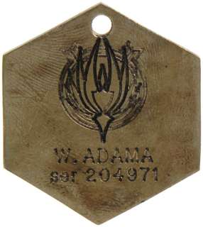Battlestar Galactica Hero Adama Dogtag | Propworx