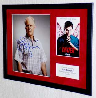 Dexter - John Lithgow (Arthur Mitchell) Premium Framed, signed + Certificate of Authenticity | Catawiki