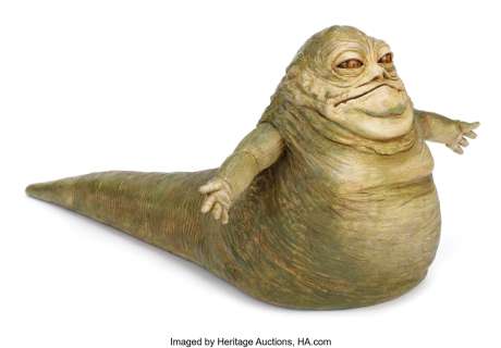 Young "Jabba the Hutt" maquette from Star Wars: Episode I -The Phantom Menace. ...