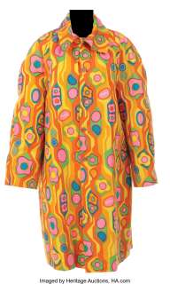 Goldie Hawn psychedelic coat from Rowan & Martin‘s Laugh-In....