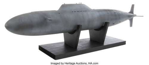 "V.K. Konovalov" attack submarine model miniature from The Hunt for Red October....