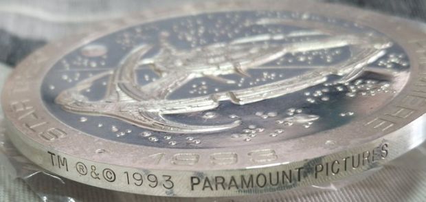 Star Trek: Deep Space Nine .925 Sterling Silver Anniversary Medal - The Franklin Mint | Catawiki