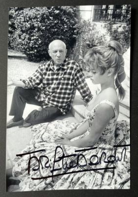 / - Brigitte Bardot & Pablo Picasso autograph original - 1960 - 2020 - Brigitte Bardot | Catawiki