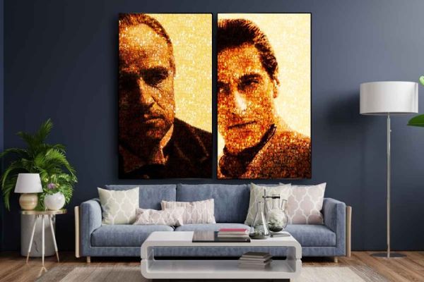 IL PADRINO (1972) - Al Pacino as "Michael Corleone" and Marlon Brando as " Don Vito Corleone" | Catawiki