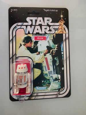Kenner - Action figure Star Wars 1977 R5-D4 Original Action figure on Replacement Card - Excellent example - 1977s are extremely rare - R5D4s are usually 1978. | Catawiki