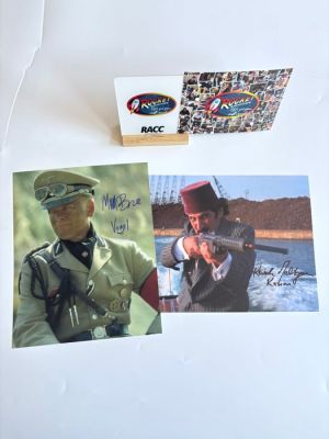 Indiana Jones - Signed by Michael Byrne (RIP) & Kevork Malikyan