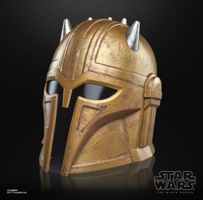 Star Wars: The Mandalorian - Hasbro - - Movie prop Official Hasbro Black Series electronic helmet replica of The Armorer from The Mandalorian. Gold | Catawiki