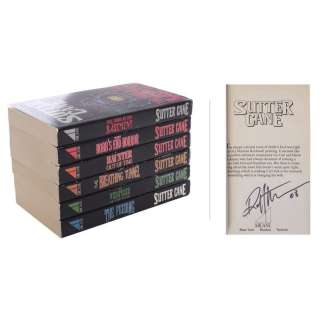 IN THE MOUTH OF MADNESS (1994) - Lot 914 - Set of Robert Kurtzman-Autographed Production-Made Sutter Cane (Jurgen Prochnow) Novels