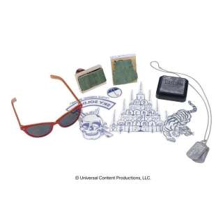 The Umbrella Academy (2019-2024) - Lot 188 - Klaus Hargreeves‘s (Robert Sheehan) Full Tattoo Set, Red Sunglasses and Hero Dog Tags