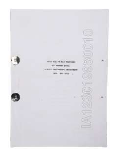 I AM LEGEND - Script