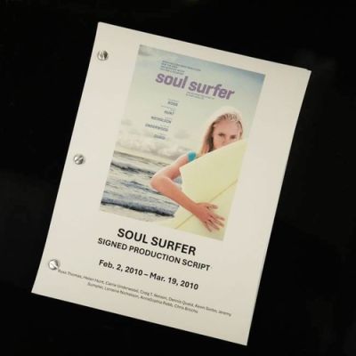 Soul Surfer - Feature Signed Script