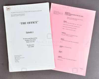 THE OFFICE (BBC SITCOM 2001-2003) - ORIGINAL PRODUCTION SCRIPT | Auctioneum Ltd