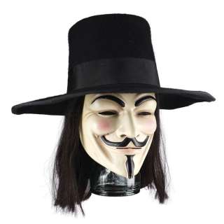 V For Vendetta (2005) | Crowd Member’s V Mask, Hat, and Wig | Propstore