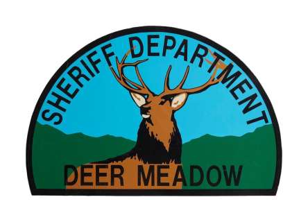 David Lynch - "Twin Peaks: Fire Walk With Me" Deer Meadow Sheriff Department Magnetic Decal Prop