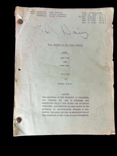 Buck Rogers in the 25th century movie script, Sci-Fi Science Fiction Universal | Los Angeles Estate Auction