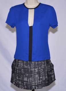 Lot 288 - Rachel Berry (played by Lea Michele) abstract knit mini skirt ensemble from "Naked".