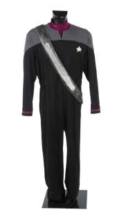 Lot 779 - MICHAEL DORN "WORF" STARFLEET UNIFORM FROM STAR TREK: INSURRECTION