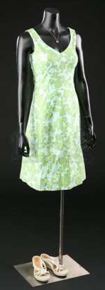 Dexter - Lot 21 - SEASON 2 - Rita Bennett’s (Julie Benz) Green Floral Sundress and Shoes