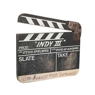 Indiana Jones And the Last Crusade (1989) | Photo-Matched Production-Used Clapperboard | Propstore