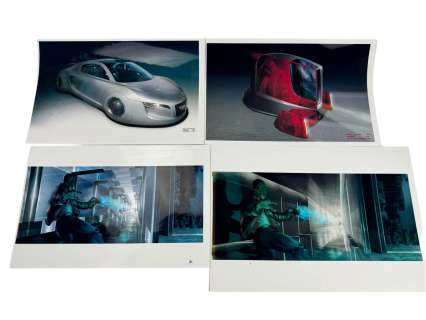I-ROBOT MOVIE CONCEPT ART BY JEFF JULIAN 17,5" X 13" LOT 5 | Los Angeles Estate Auction