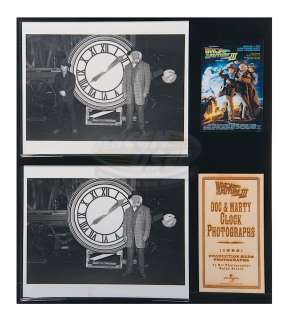 Back To The Future 3 - Doc & Marty Clock Photographs | ScreenUsed