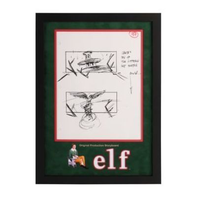 Elf | Production-Used Storyboard - The Approaching Fountain | Propstore (Buy Now)