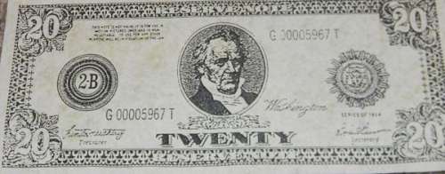 Titanic Prop Twenty Dollar Bill | Piece of the Past