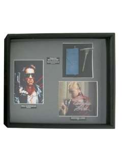 Terminator 3 Helicopter Tail Prop and Schwarzenegger Loken Signed Photo | Premiere Props