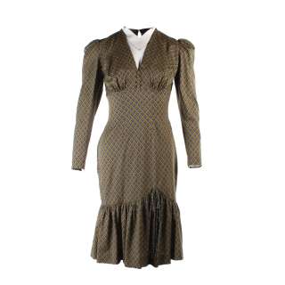 House of Gucci Patrizia Reggiani Lady Gaga Screen Worn Dress Ch 2 Sc 5-6 | VIP Fan Auctions