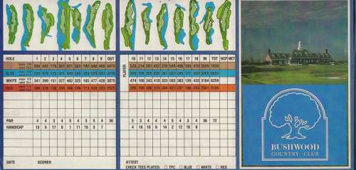 Caddyshack prop score card | Piece of the Past